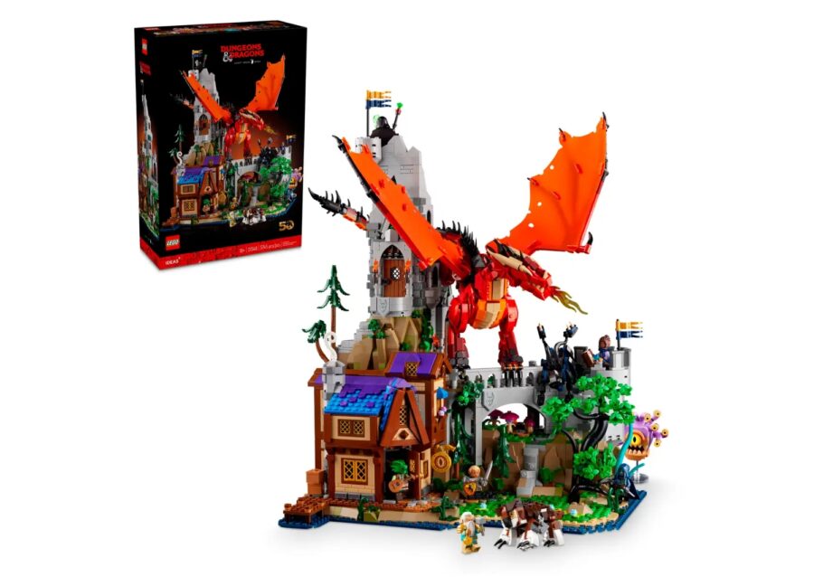 Kit Luci LED YEABRICKS Per LEGO 21348 Ideas Dungeons & Dragons: Il Racconto Del Drago Rosso (solo Luci, Set LEGO Escluso)