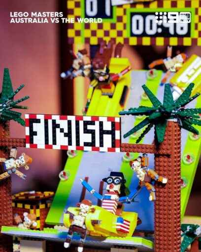 LEGO Masters Australia Vs The World Season 6 Episode 8 New Olympic Sport Challenge Final Builds Brick Bracket