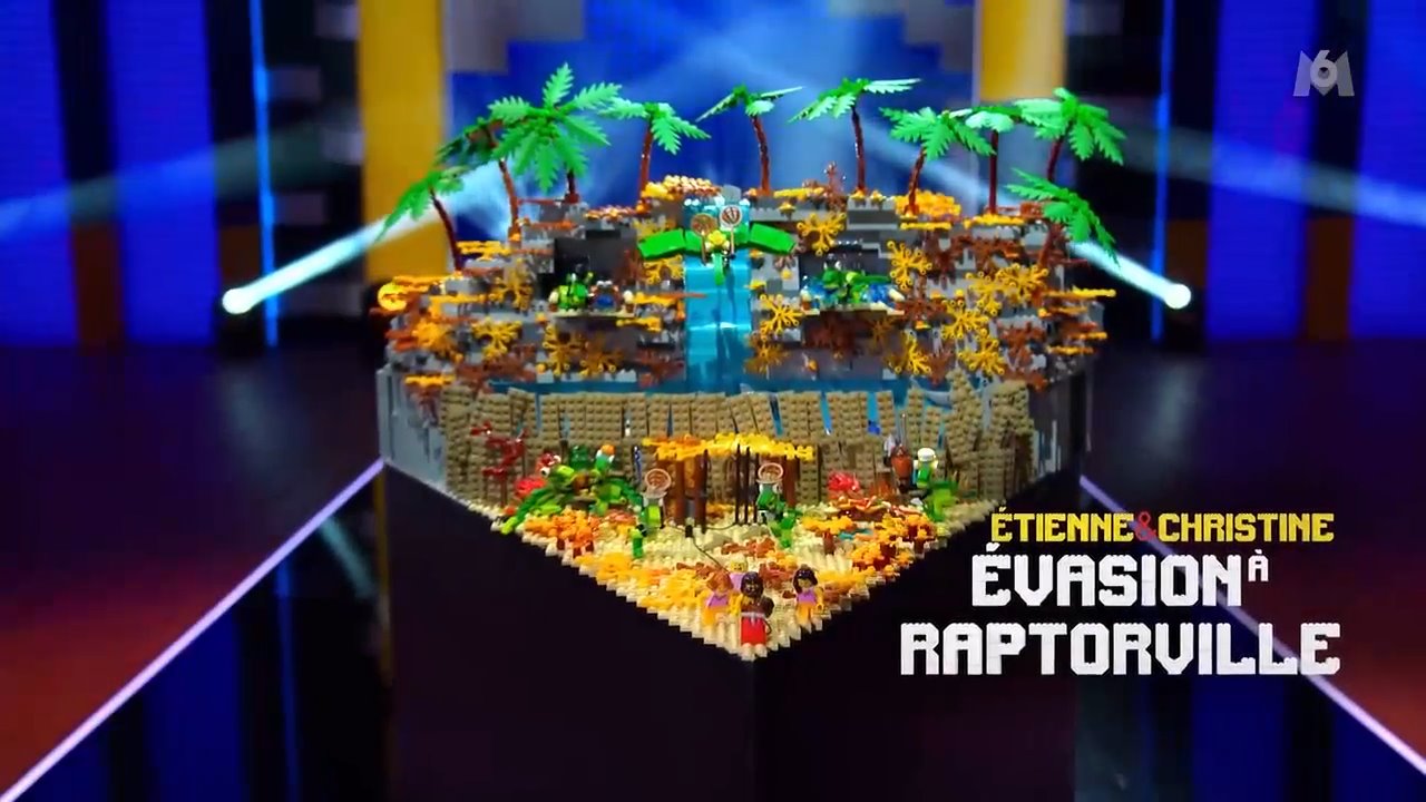 LEGO Masters France - S02E01 - Étienne and Christine - Caveman & Water - Invasion of the Raptors