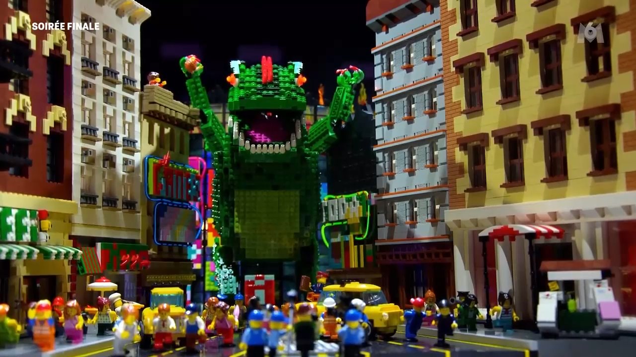 LEGO Masters France S02E04 Pt2 Grand Final Marin and Alexandre - Dinozilla king of the monsters