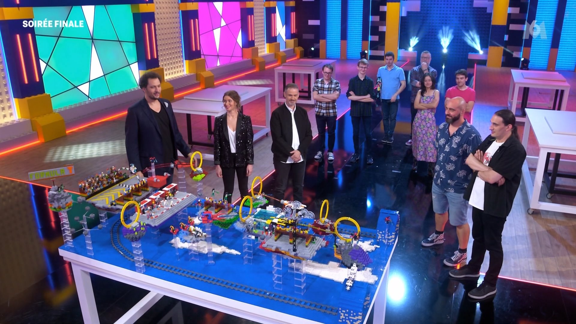 LEGO Masters France Season 1  -  Episode   Time Machine Challenge & The Grand Finale Hosted by Magician Eric Antoine and judged by Artist Paulina Aubey & LEGO Certified Professional Georg Schmitt. The series leads the way for new challenges you're likely to see around the world. Our teams are Maximilien & Thibault, Christelle & Johan, Marguerite & Renaud, Yann & Jean-Philippe, Loïc & Guillaume, Alban & Xavier, Sébastien & David and Ariana & Aurélien.