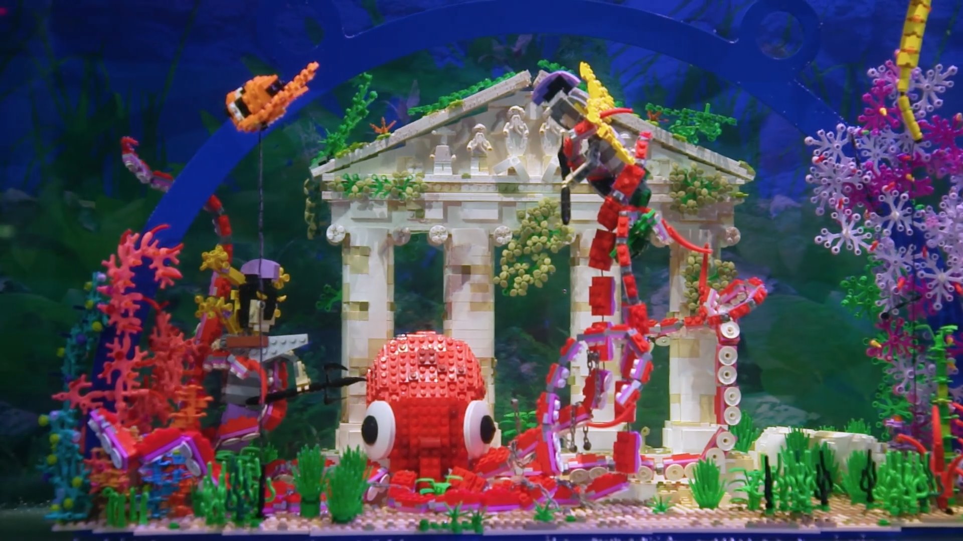 LEGO Masters Sweden Season 2 Underwater Challenge  - Jonas and Liv - Temple Ruins