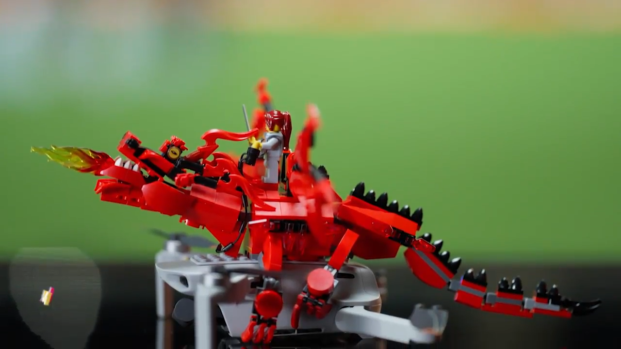 LEGO Masters Australia - Season 4 Episode 7 - Dragon Drone Race - Lexi & Rachel - Red Fire Dragon