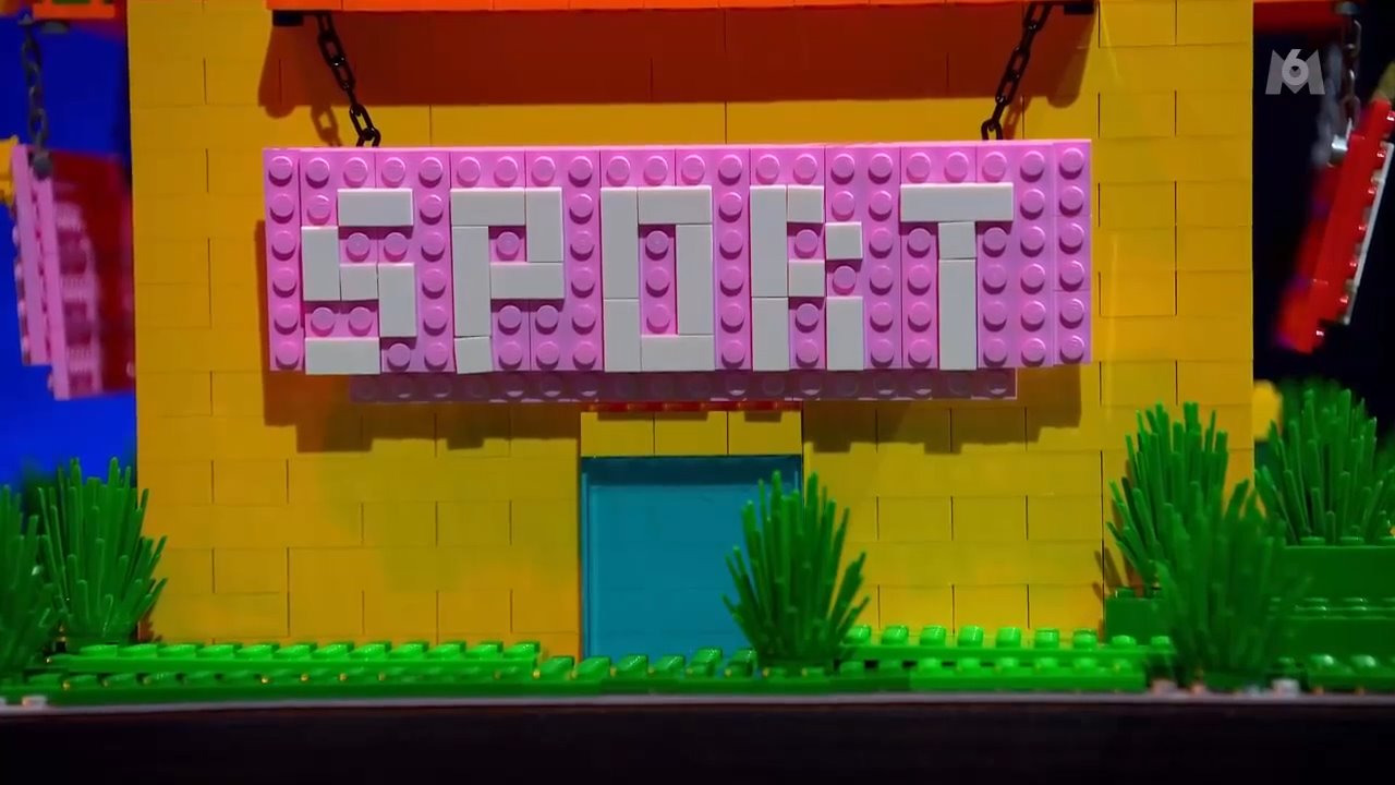 LEGO Masters France - S02E02  Part 2 - Tower Shake Challenge - Étienne and Christine - Rainbow Tower