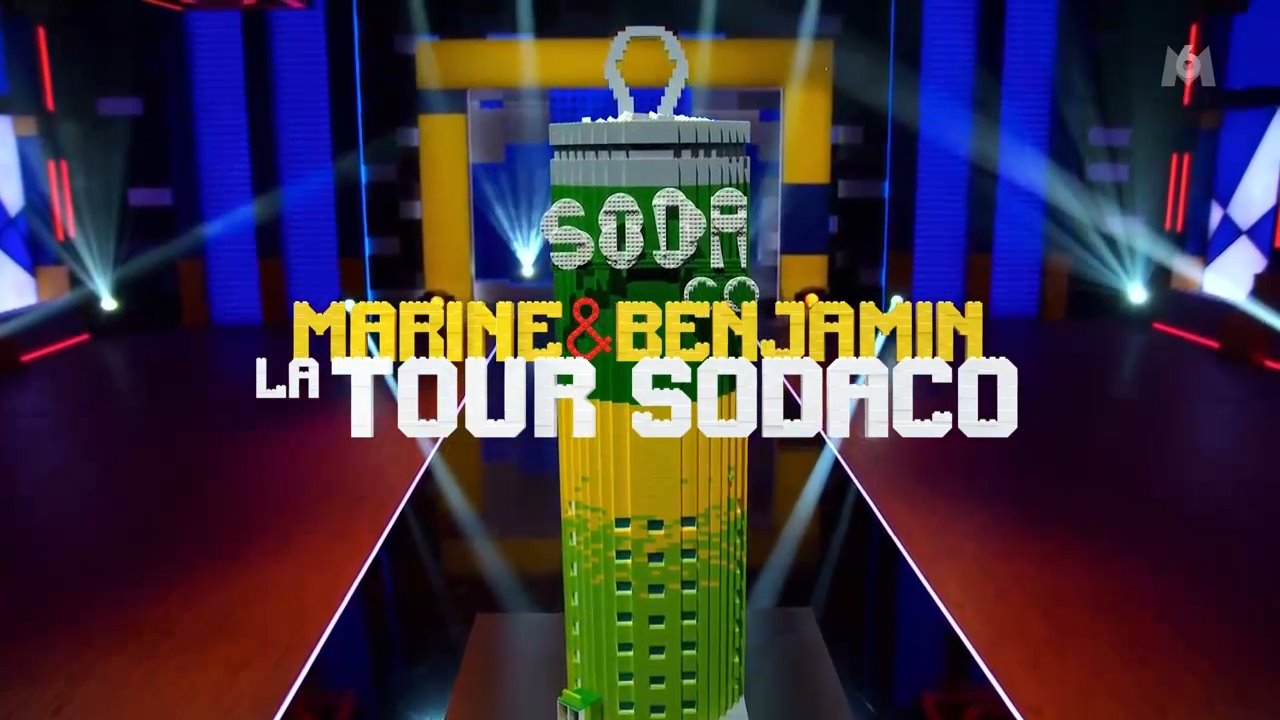 LEGO Masters France - S02E02  Part 2 - Tower Shake Challenge - Benjamine and Marine - Soda Company Tower
