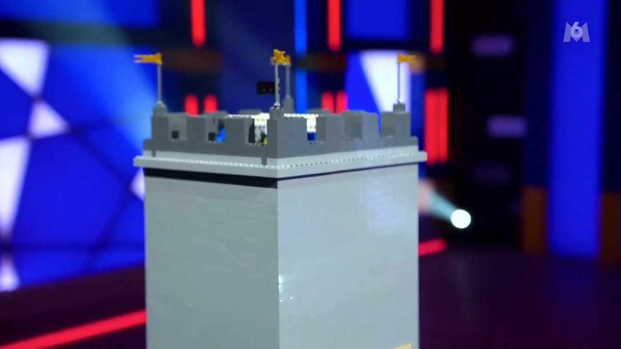 LEGO Masters France - S02E02  Part 2 - Tower Shake Challenge - Céline and Stéphane - The Medieval Tower