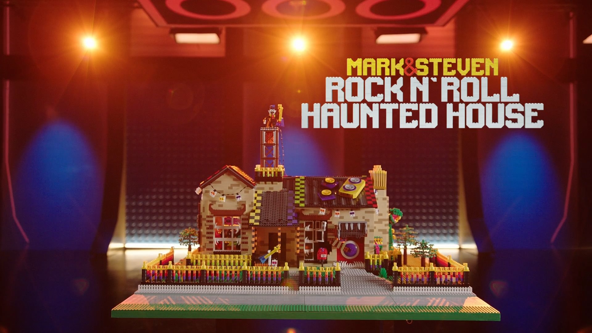 LEGO Masters U.S Season 2     – Flip My Block Challenge – Mark and Steven - Rock n Roll Haunted House