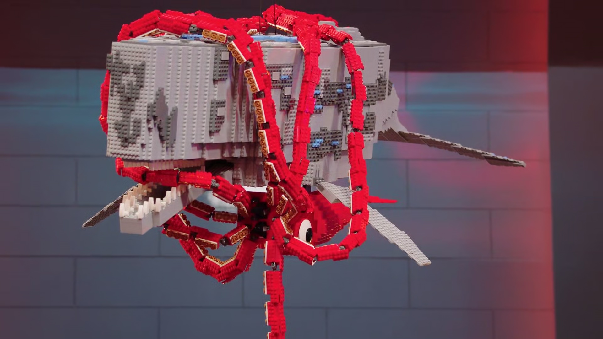 LEGO Masters U.S Season 2     - One Hanging Brick Challenge – Zack and Wayne - Squid and Whale