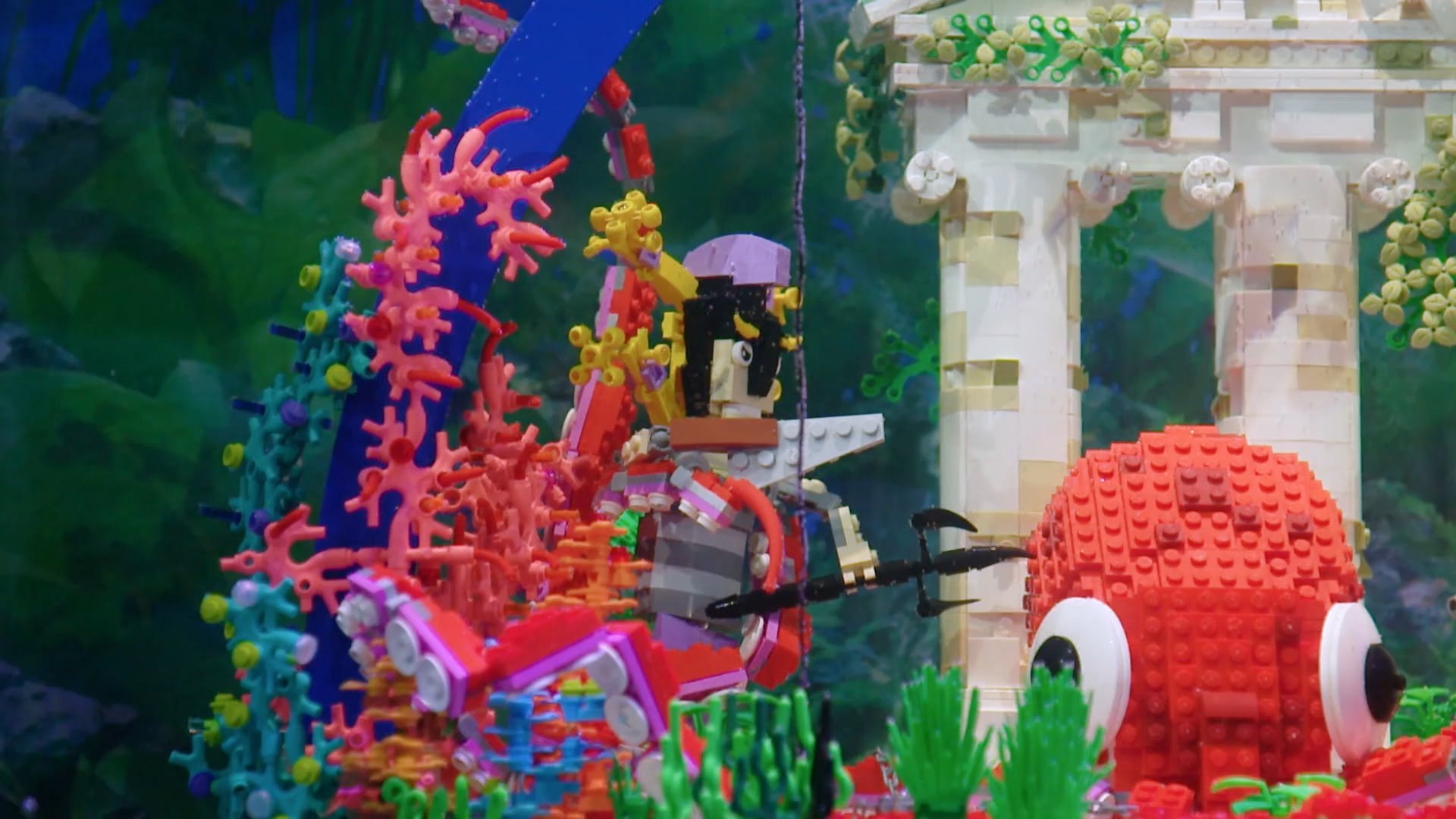 LEGO Masters Sweden Season 2 Underwater Challenge  - Jonas and Liv - Temple Ruins