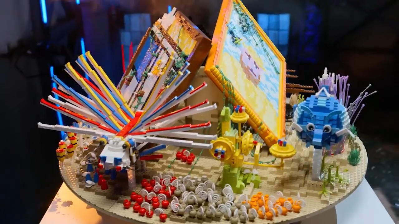 LEGO Masters Australia - Season 4 Episode 1 - Paul & Trent  Art Wreckage