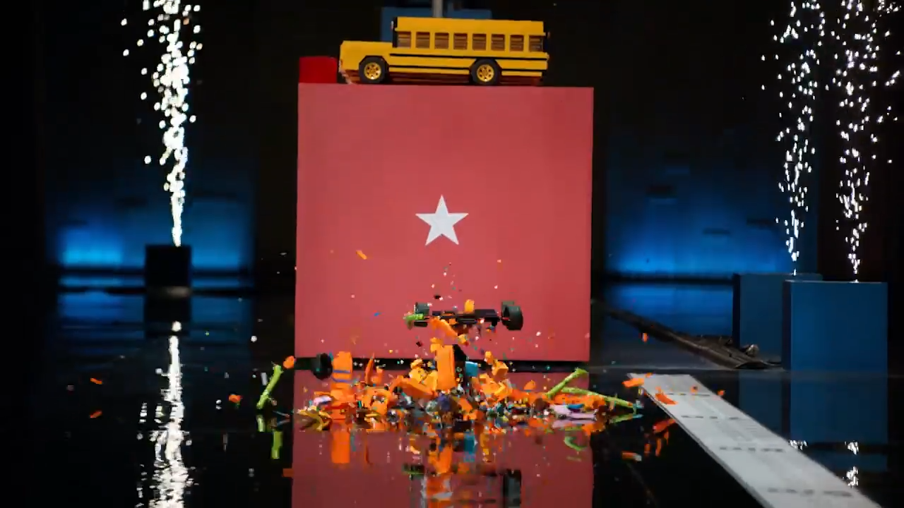 LEGO Masters Australia - Season 4 Episode 1 - Stunt Car Challenge - Joss & Henry - Sweet Ride