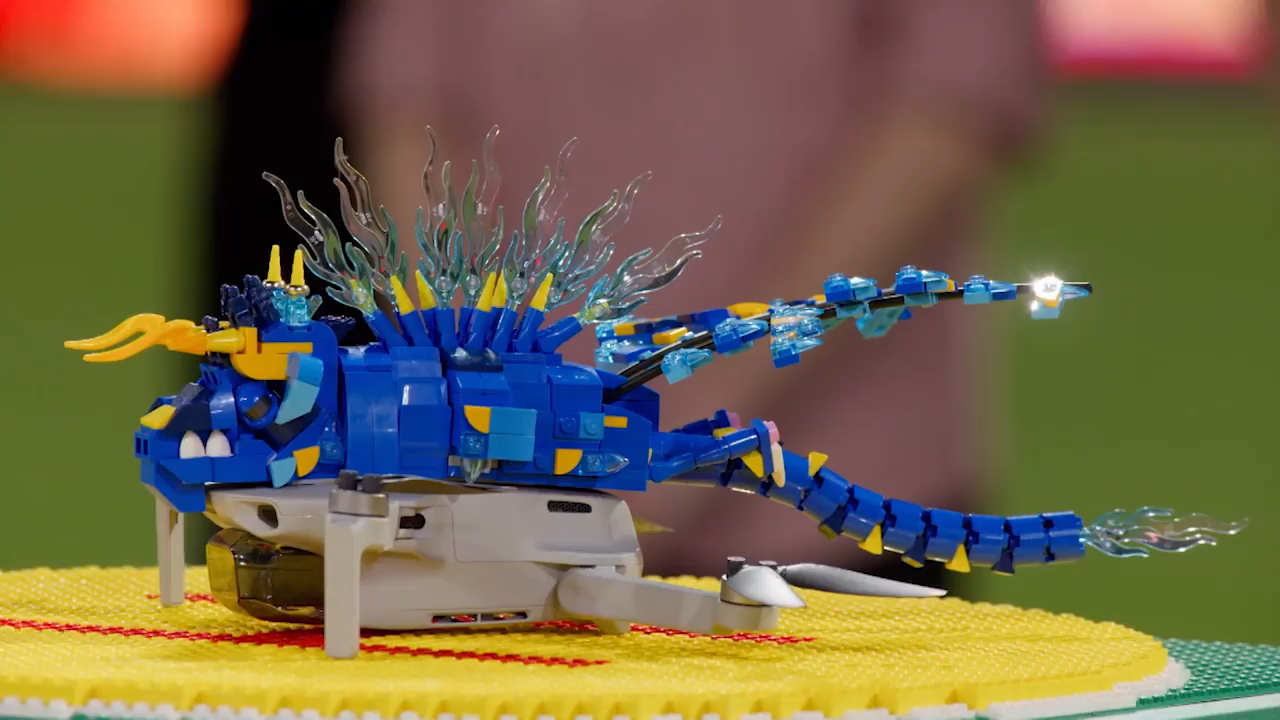 LEGO Masters Australia - Season 4 Episode 7 - Dragon Drone Race - Caleb & Alex - Water Dragon