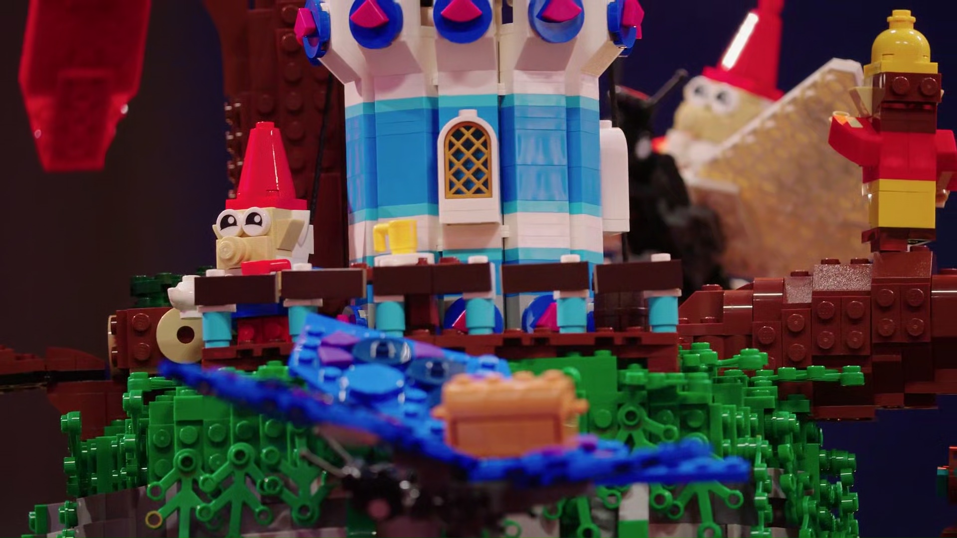 LEGO Masters U.S Season 2     - One Hanging Brick Challenge – Mark and Steven - Floating Gnome Forest