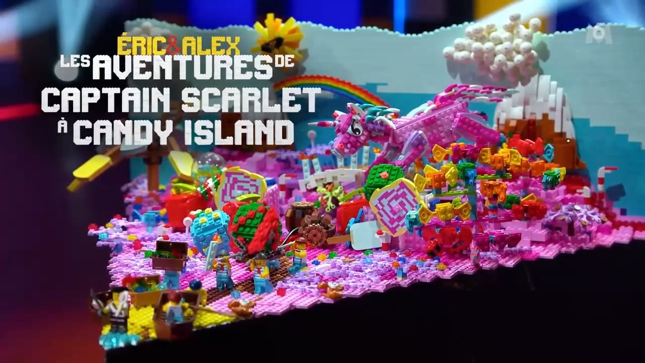 LEGO Masters France - S02E01 - Éric and Alex - The Pirate & Glitter - The Adventures of Captain Scarlet on Candy Island
