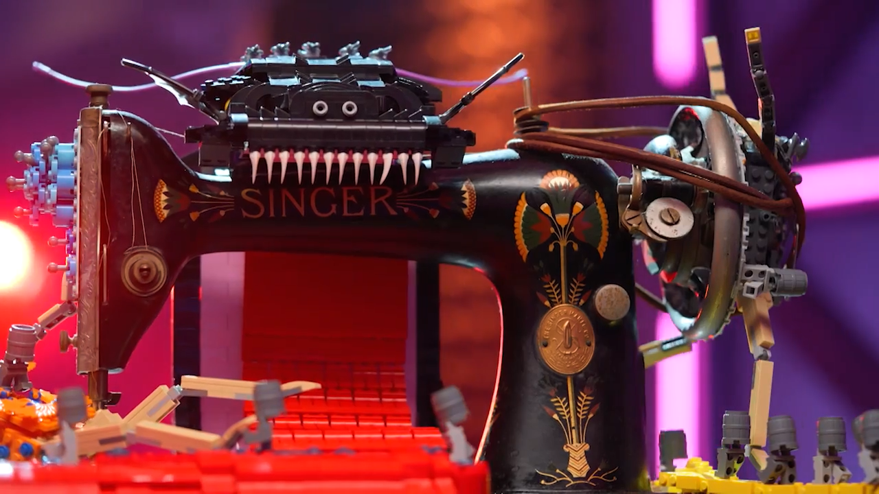 LEGO Masters Australia – Season 4 Episode 4 – Crystal & Andrew - Sewing Machine - Crystal's Fashion Show / Monster