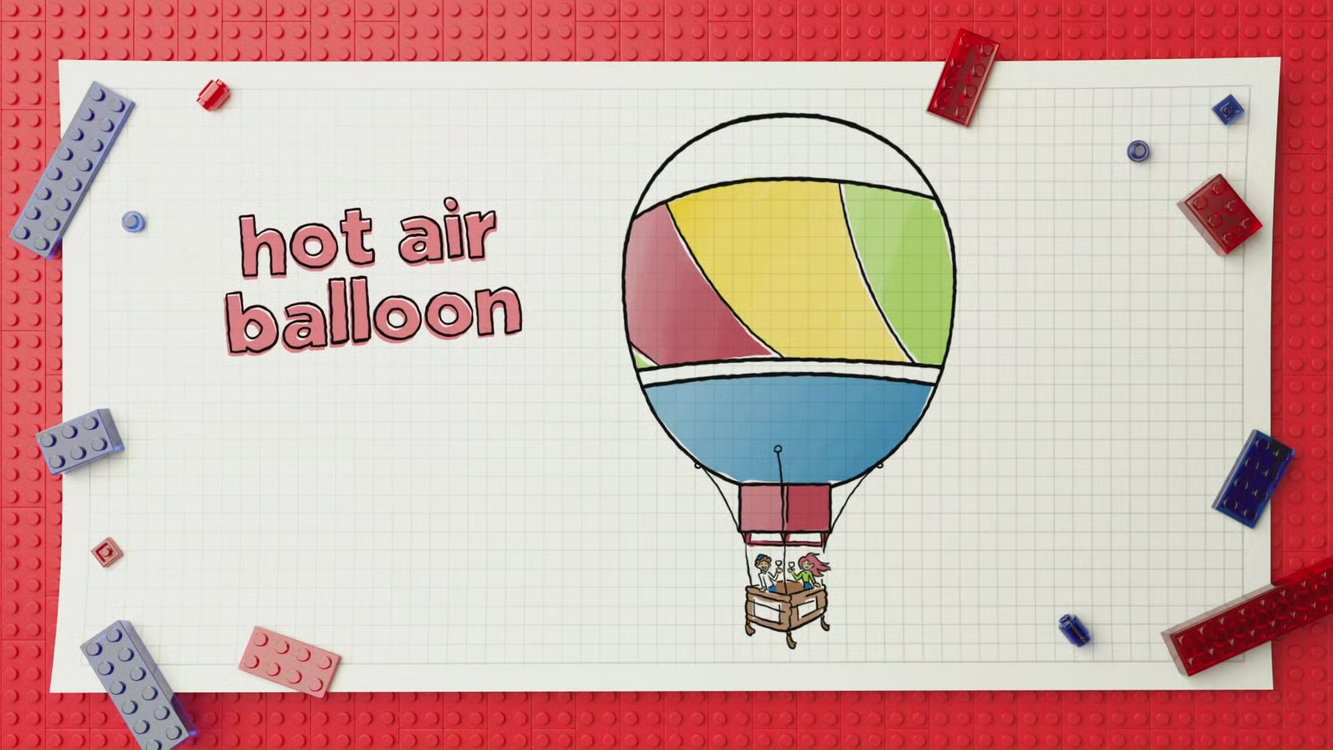 LEGO Masters U.S Season 2     - One Hanging Brick Challenge – Syreeta and Randall - Hot Air Balloon
