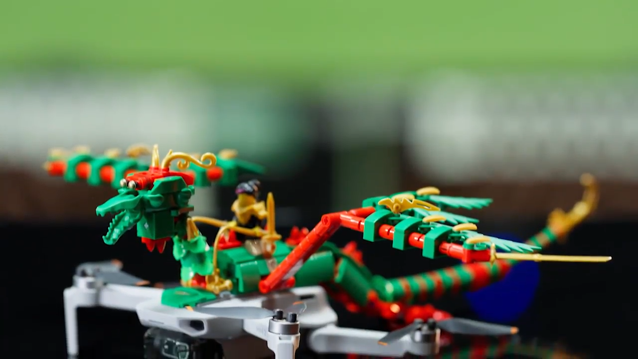 LEGO Masters Australia - Season 4 Episode 7 - Dragon Drone Race - Kirsti & Daniel - Green Forest Dragon