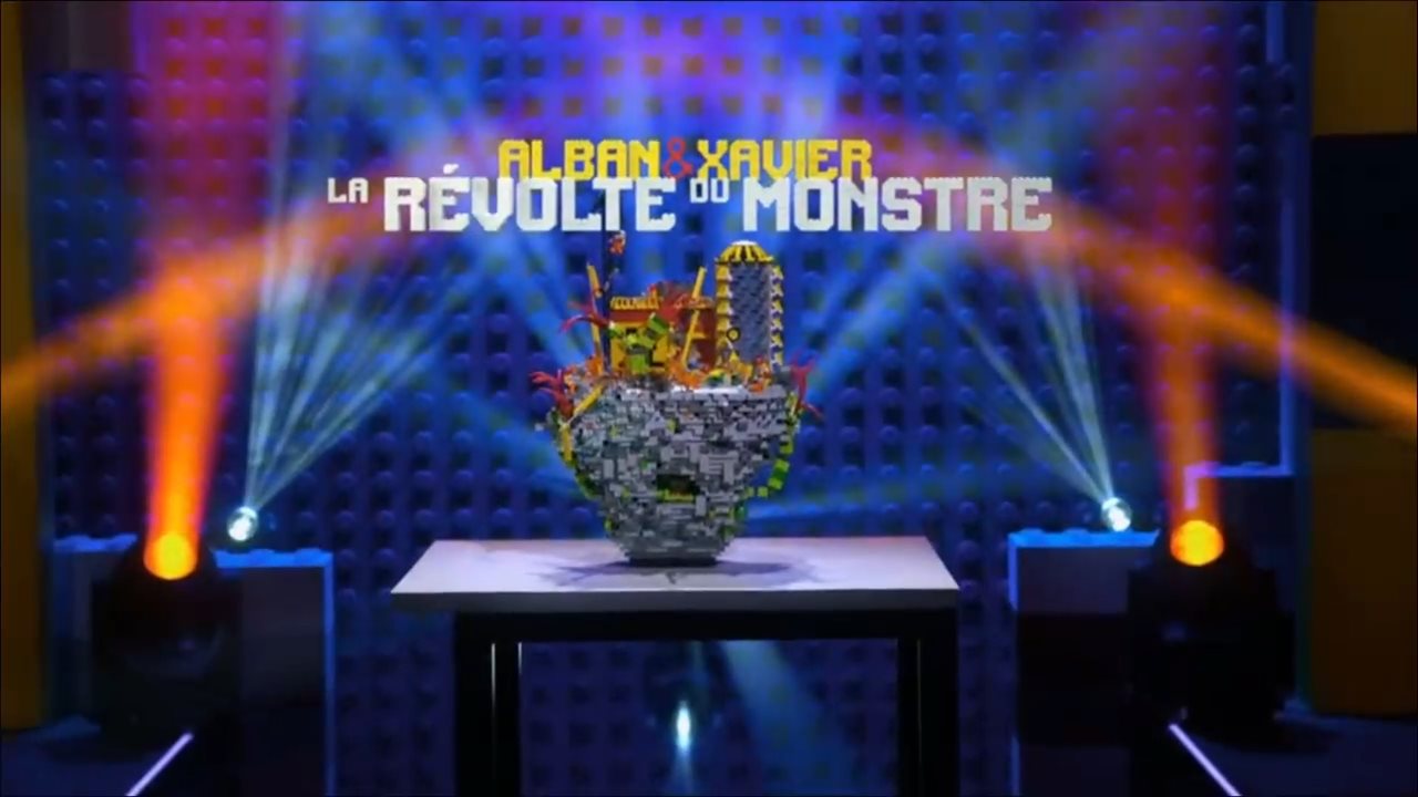LEGO Masters France Season 1      LEGO Masters France Season 1  -  Episode 2 – The Grand Finale The Smash Challenge & The Bridge Challenge  Hosted by Magician Eric Antoine and judged by Artist Paulina Aubey & LEGO Certified Professional Georg Schmitt. The series leads the way for new challenges you're likely to see around the world. Our teams are Maximilien & Thibault, Christelle & Johan, Marguerite & Renaud, Yann & Jean-Philippe, Loïc & Guillaume, Alban & Xavier, Sébastien & David and Ariana & Aurélien.