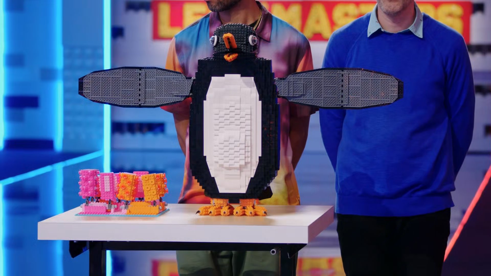 LEGO Masters U.S Season 2     – Land and Sea Challenge – Dave and Richard - Penguin + Coral