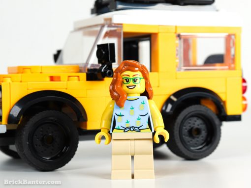LEGO Land Rover minifigure face 1