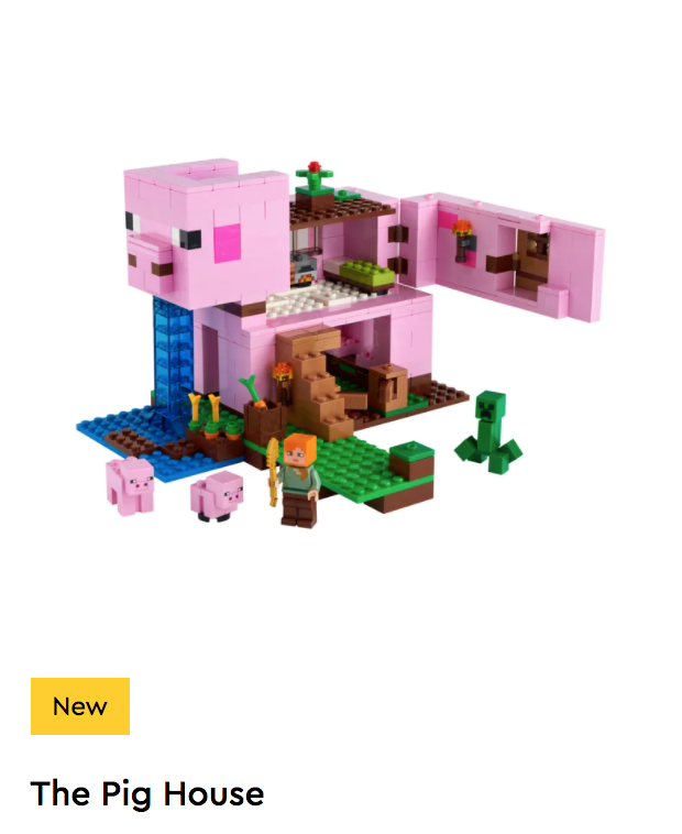 LEGO Minecraft - 21170 - The Pig House