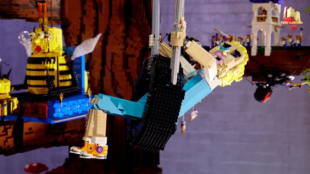 LEGO Masters Australia Season3 - Out On A Limb – Ryan & Gabby - Girl On A Swing