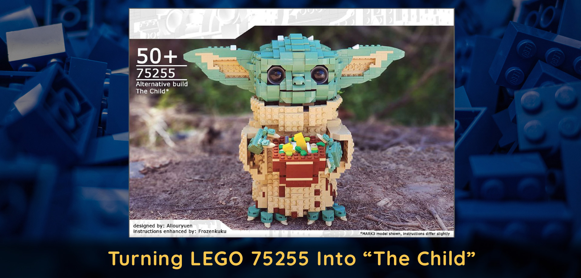 The Force is strong with Lego's new Baby Yoda construction set