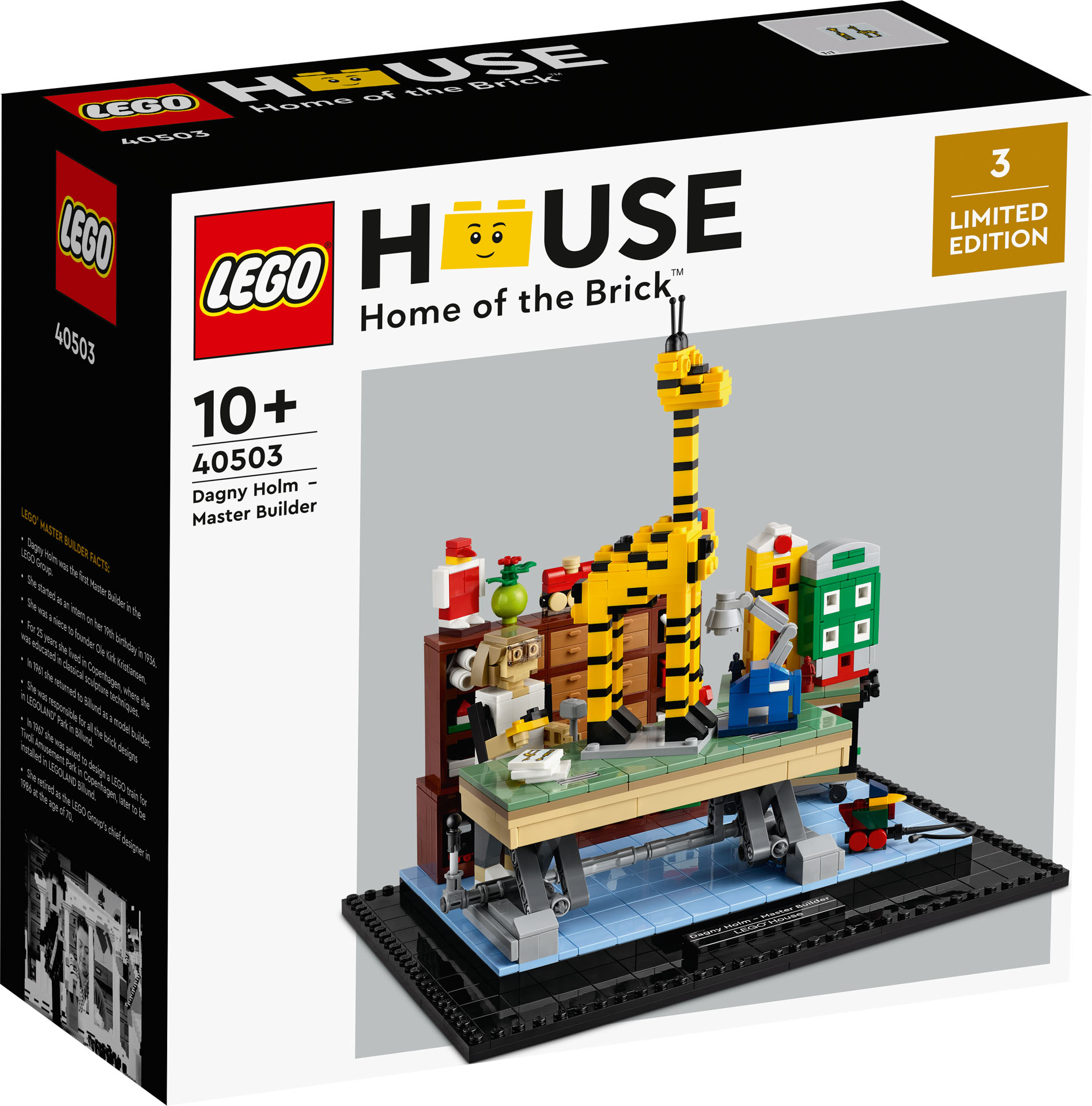 LEGO House 40503 - Limited Edition Master Builder Dagny Holm Set