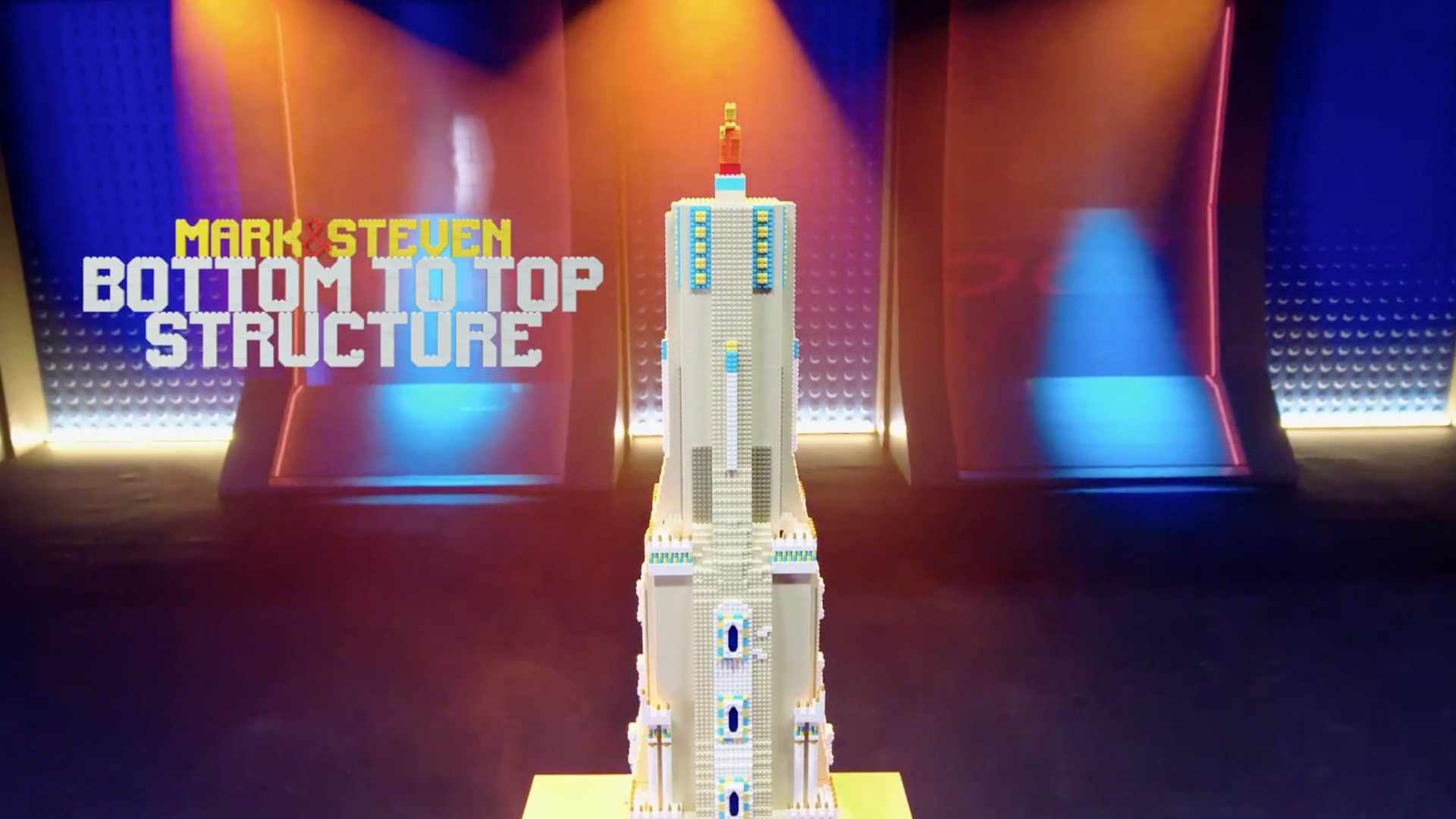 LEGO Masters U.S Season 2     – Make & Shake Challenge – Mark and Steven - Bottom To Top Structure