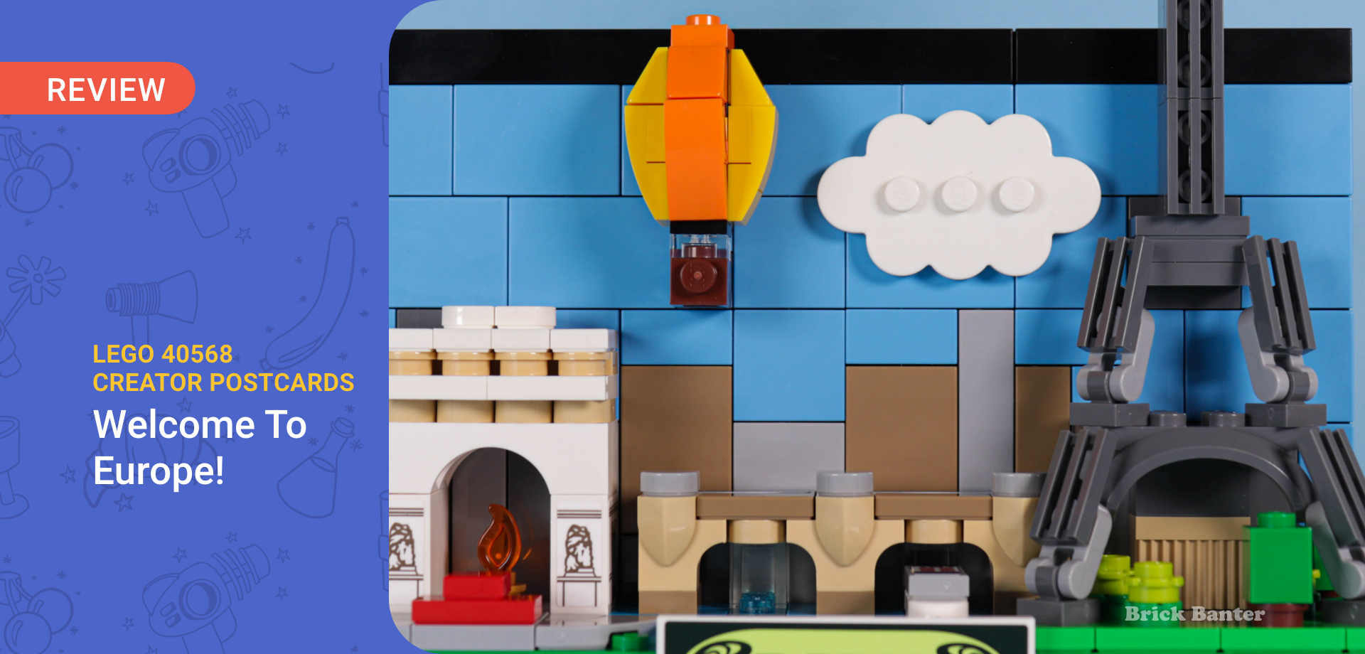 Review LEGO Paris Creator Postcard 40568