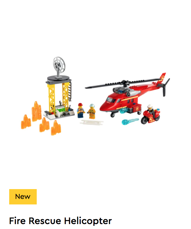 LEGO City - 60281 - Fire Rescue Helicopter