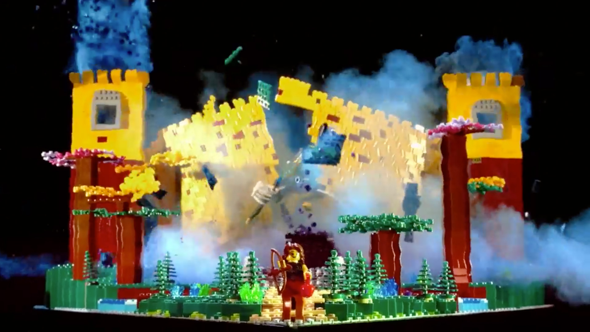 LEGO Masters U.S Season 2 – Explosion Challenge – Syreeta and Randall - Centaur - Dust - Bonita Apple Bomb