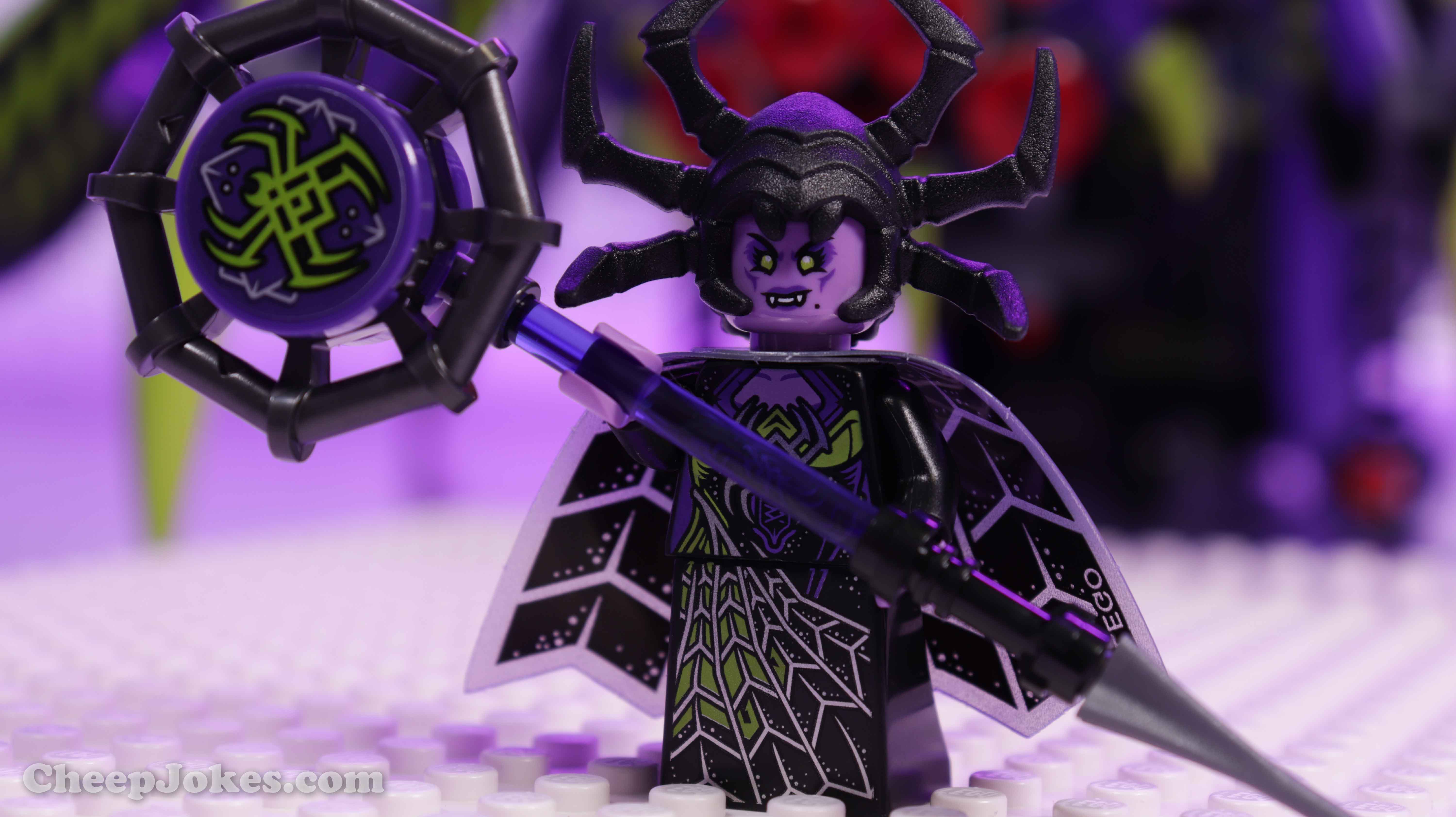 Children can create unlimited exciting adventures with this awesome LEGO® Monkie Kid™ mech toy: Spider Queen’s Arachnoid Base (80022). The posable mech has lever-operated attack pincers and opens to reveal a minifigure prison and the Spider Queen’s lab for building robotic spiders. A hot gift toy for trend-setting kids, this unique playset features 6 minifigures, including Monkey King and Monkie Kid with The Golden Staff, which converts into a flyer for battle action.
