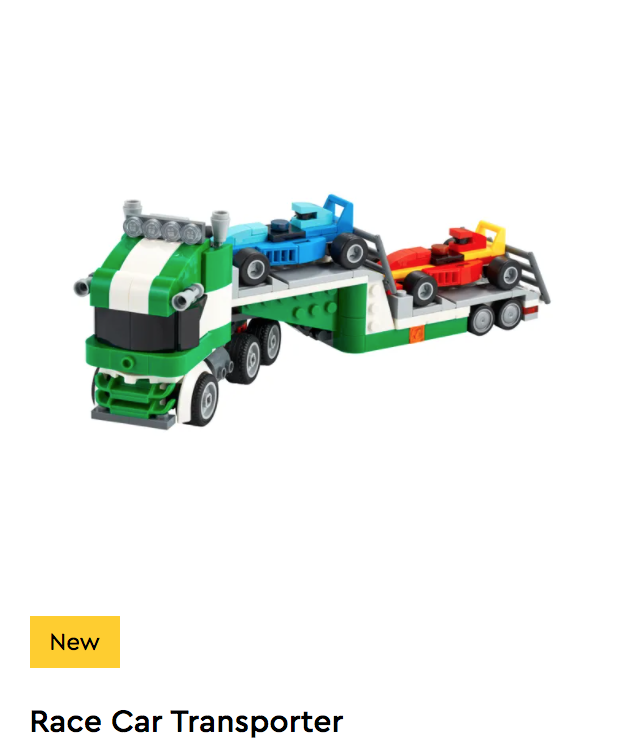 LEGO Creator - 31113 - Race Car Transporter