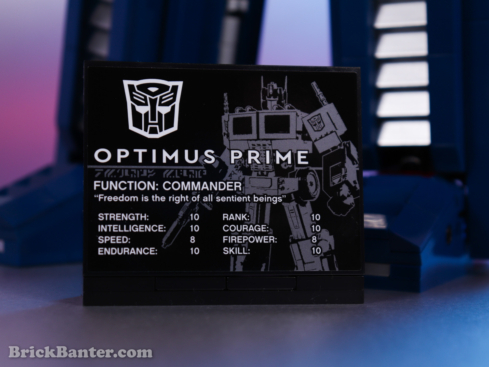 LEGO 10302 - Transformers - Optimus Prime Review Brick Banter