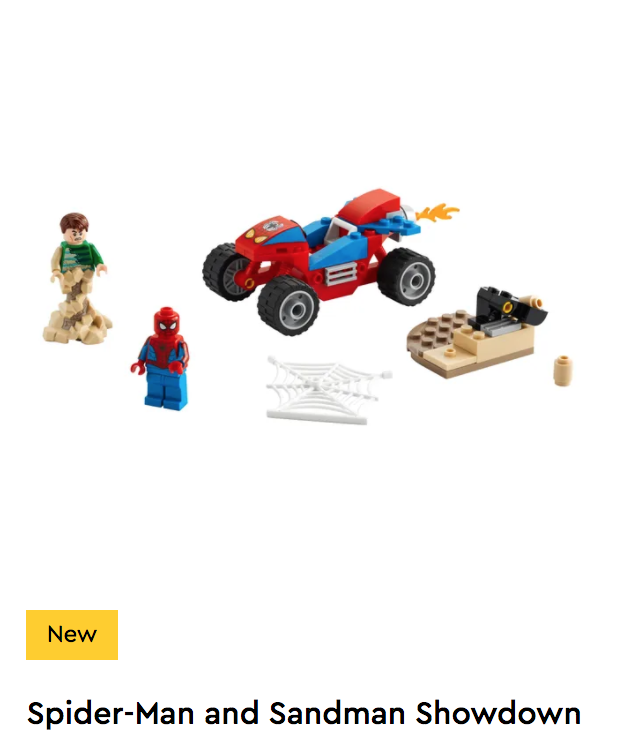 LEGO Spider-Man - 76172 - Spider-Man and Sandman Showdown