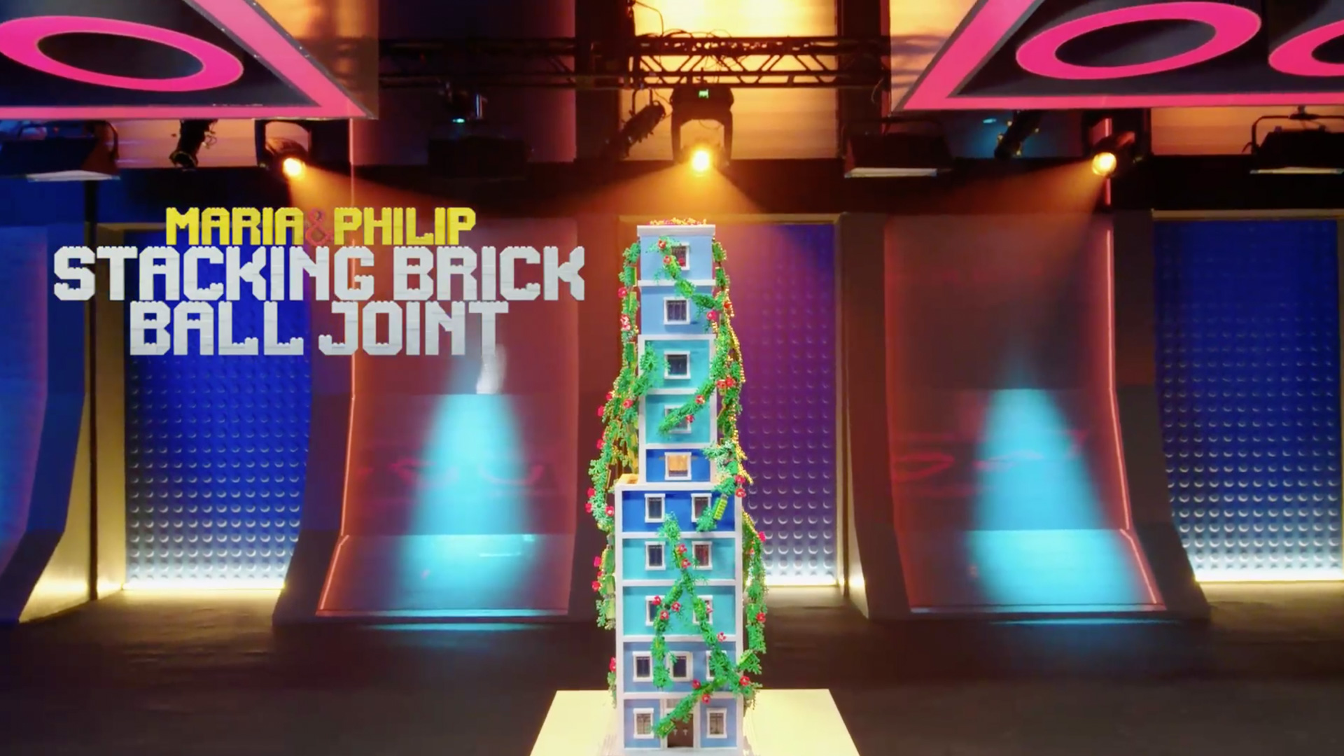 LEGO Masters U.S Season 2     – Make & Shake Challenge –Maria and Philip - Ball Joint Tower