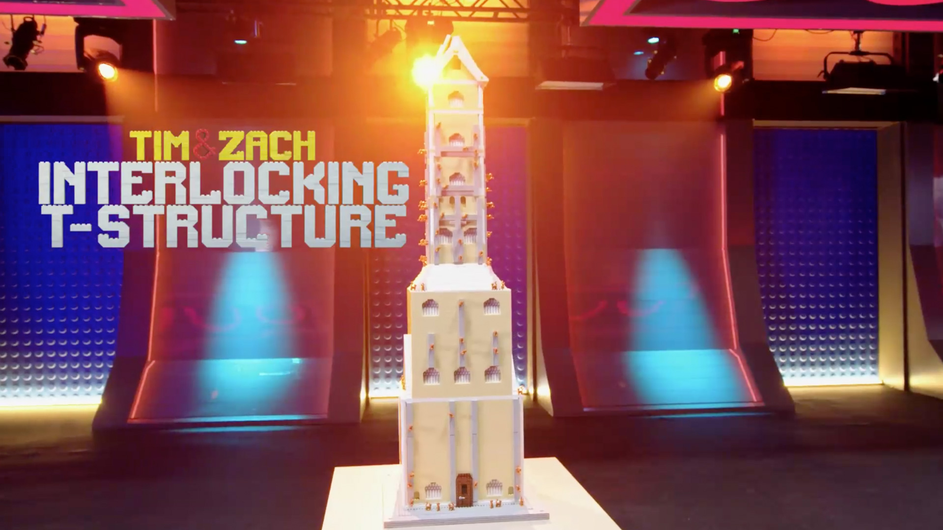 LEGO Masters U.S Season 2    – Make & Shake Challenge – Zach and Tim - Interlocking T-Structure