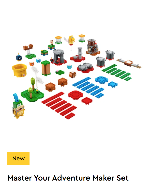 LEGO Super Mario - 71380 - Master Your Adventure Maker Set