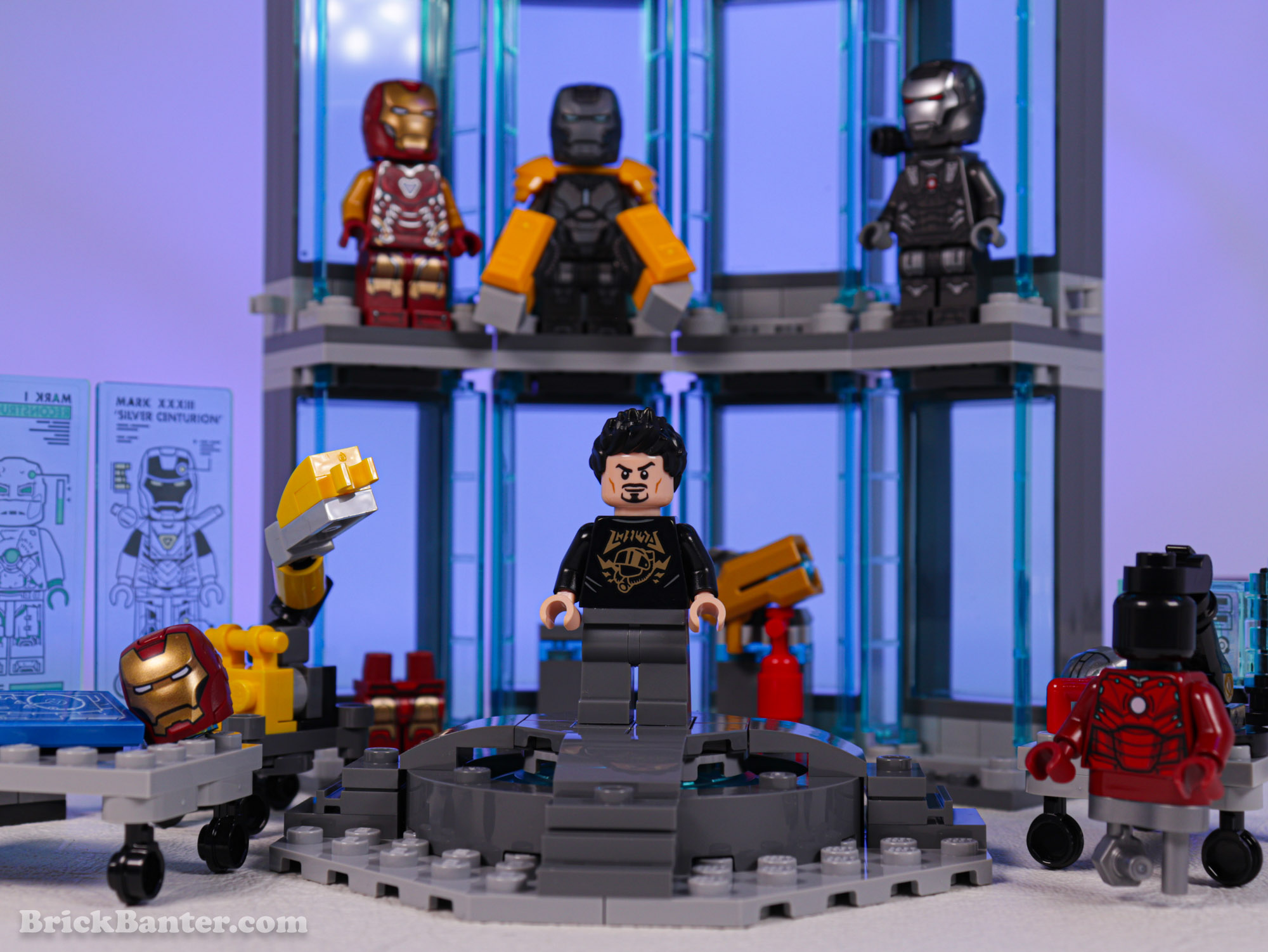 LEGO 76216 - Iron Man Armory   - Set Review Brick Banter