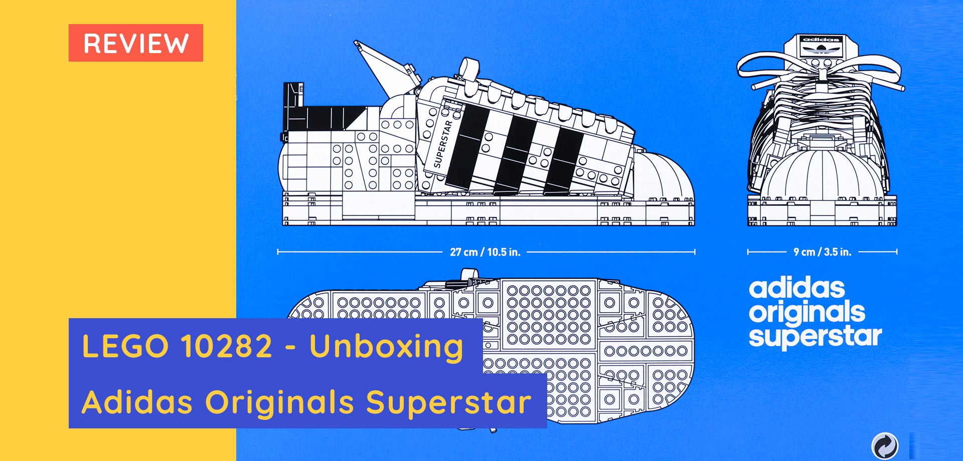  LEGO® Icons adidas Originals Superstar 10282 Building