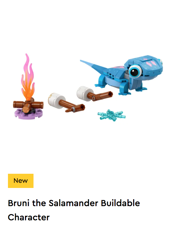 LEGO Disney - 43186 - Bruni the Salamander Buildable Character