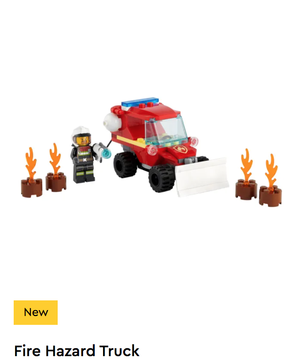 LEGO City – 60279 - Fire Hazard Truck