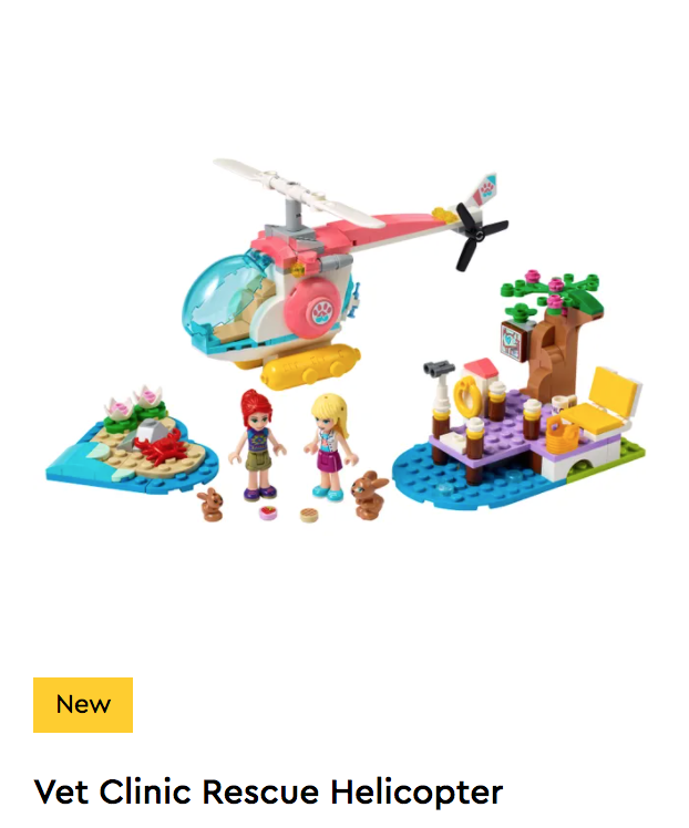 LEGO Friends - 41692 - Vet Clinic Rescue Helicopter