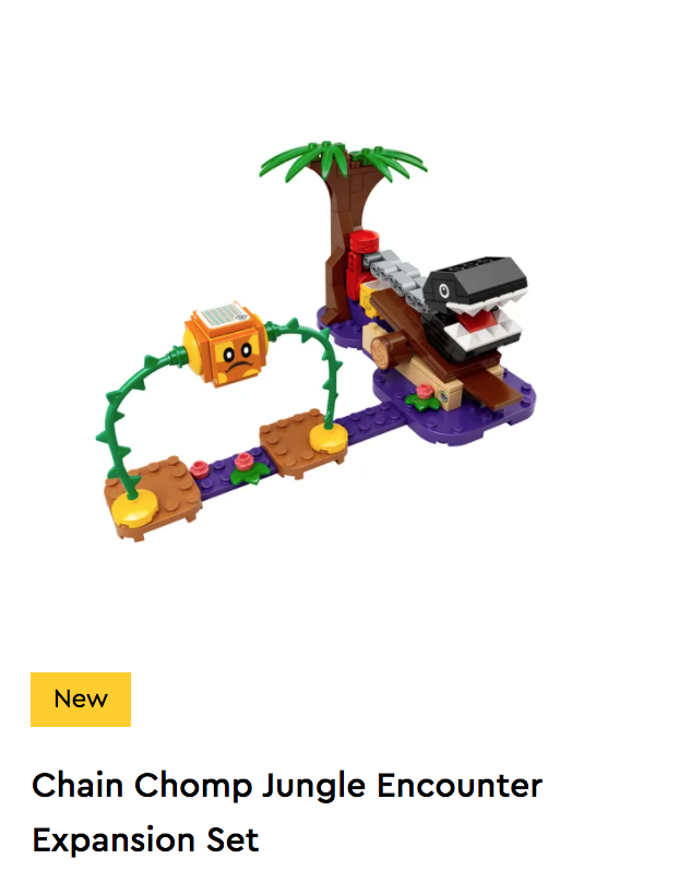 LEGO Super Mario - 71381 - Chain Chomp Jungle Encounter Expansion Set