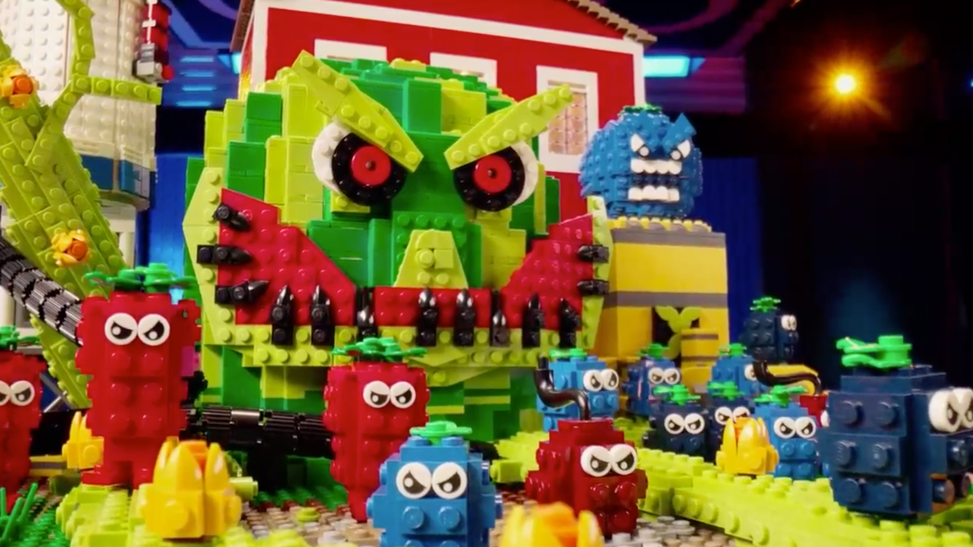 LEGO Masters U.S Season 2 – Explosion Challenge – Mark and Steven - Plant Monster - Water - Watermelon Madness