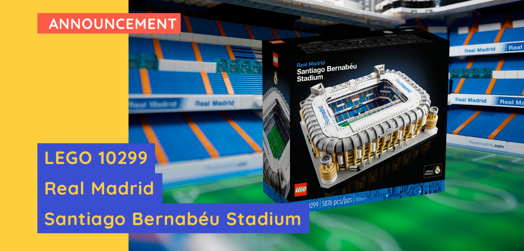 The spectacular home of Real Madrid Club de Fútbol can now be built in LEGO!
