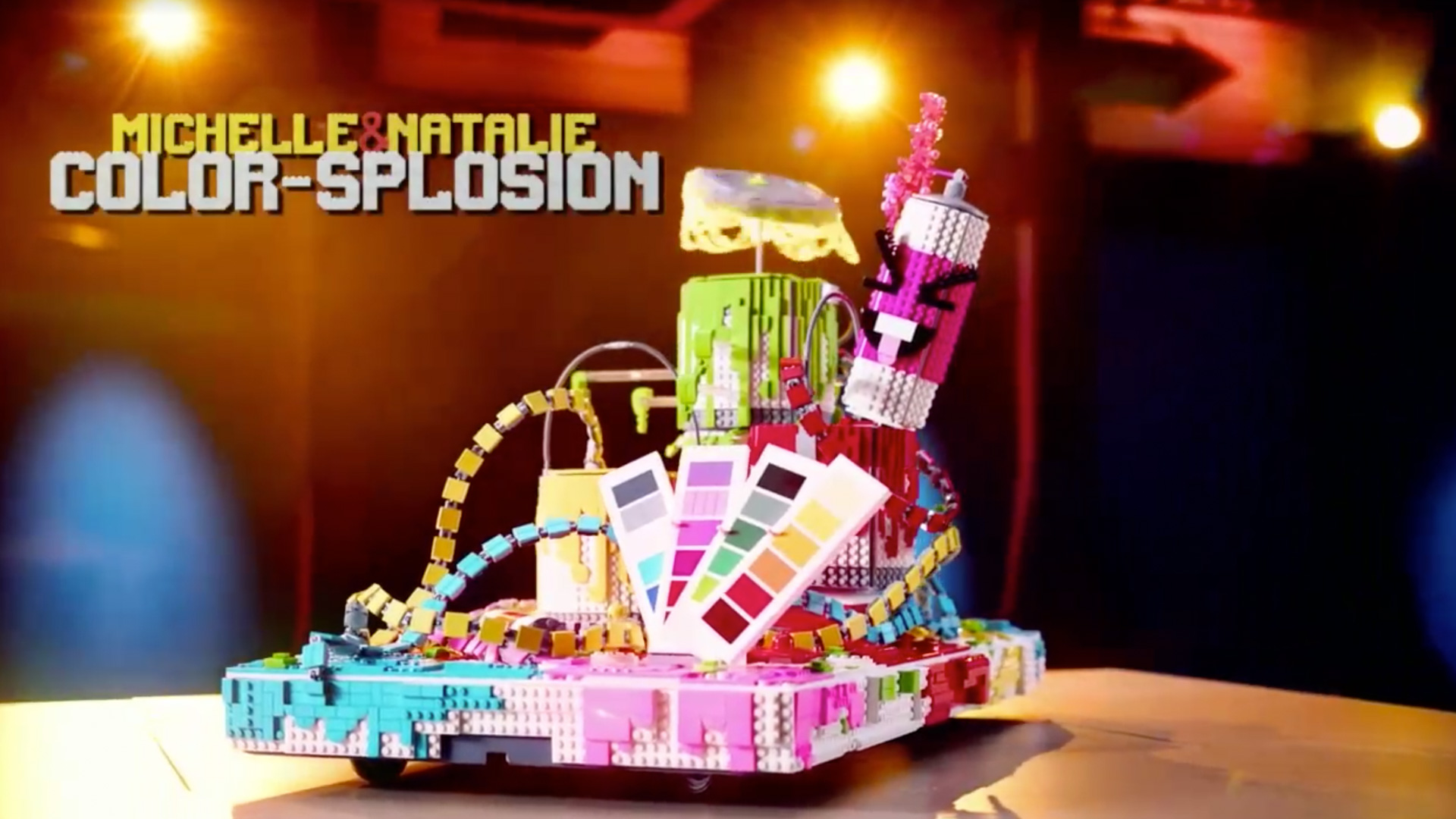 LEGO Masters U.S Season 2 – LEGO Parade Day – Natalie and Michelle - Colour-Splosion